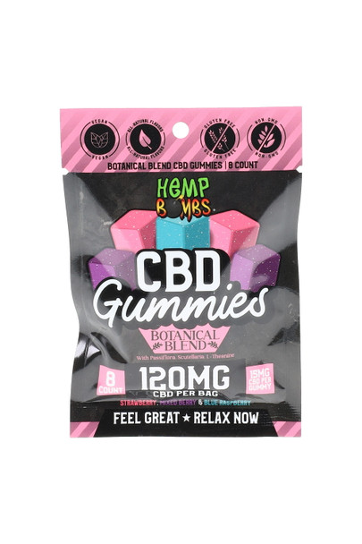 8 Count Botanical Blend CBD Gummies - CBD281