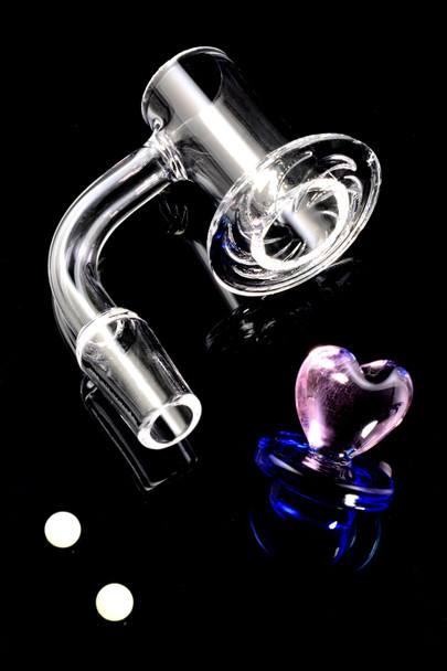14.5mm Male Blender Terp Slurper Domeless Quartz Banger Nail (2mm Thickness) - BS741