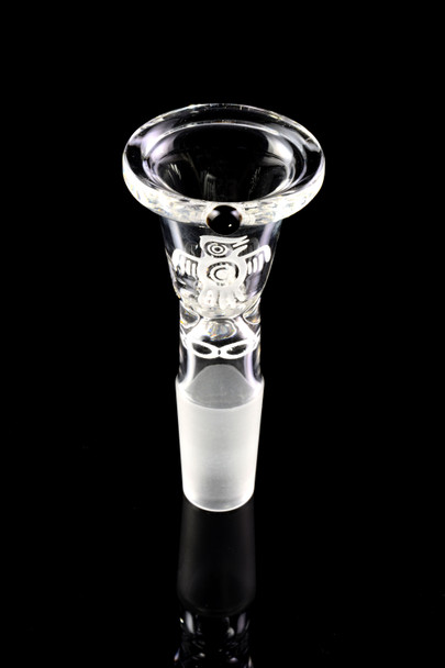 RooR Custom 5mm Thick GoG Flamepolished Aztec Straight Shooter Water Pipe - WP2534