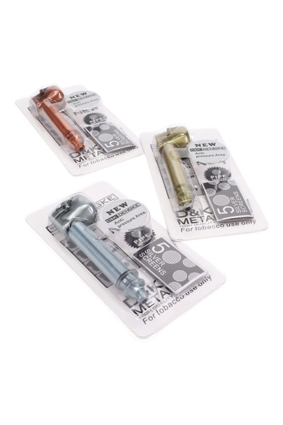 3" Metal Skull Pipe with Screen - MP225