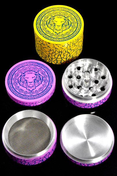 Colored 4 Part Aluminum Lion Grinder - G0421