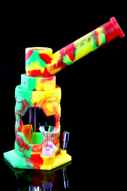 Colorful Multi Use Silicone Water Pipe - WP2687