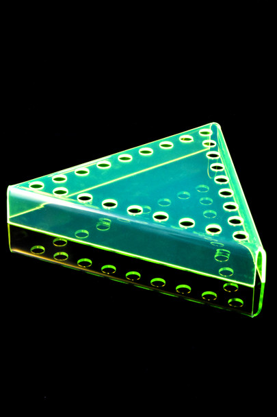 Triangular Acrylic Bowl Display, 24-Slot - M0378