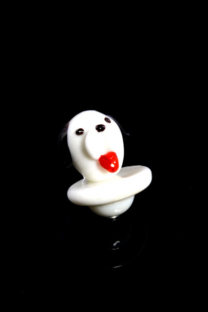 Glass Happy Hound Carb Cap - BS792
