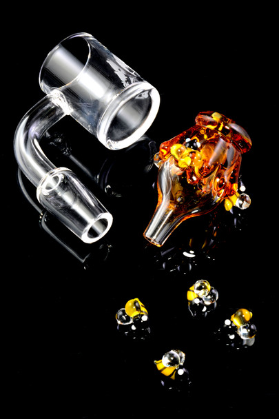 (US Made) 8.5" Mini Beehive Recycler Dab Rig - WP2712
