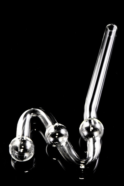 Clear Glass Water Dog Oil Burner Pipe - OIL163