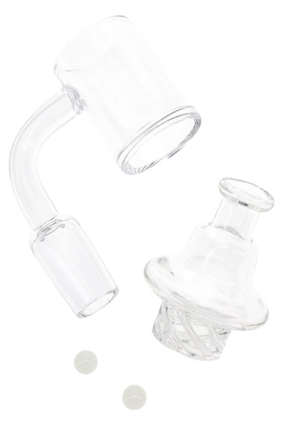 Domeless Spinner Quartz Banger Nail with Banger Beads (2mm Thickness) - BS807