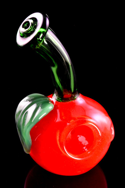 Frit Glass Apple Pipe - P2739