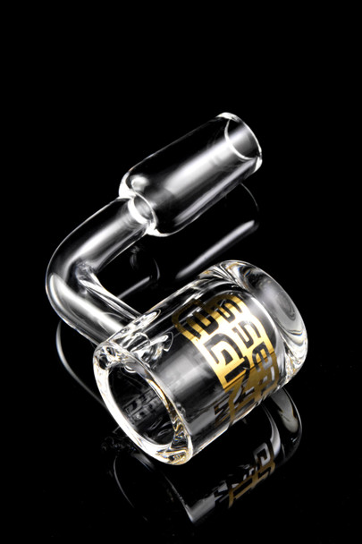 Ninja Glass 14.5mm Male Domeless Quartz Banger Nail (4mm Thickness) - BS813