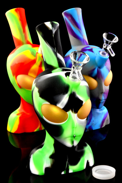 Multicolor Silicone Alien Water Pipe - WP2827