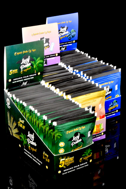 20ct Ome Organic Palm Leaf Mini Pre-Rolls Display - RP332