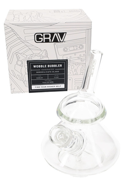5" GRAV Clear Wobble Bubbler – 14.5 mm Female – B1398