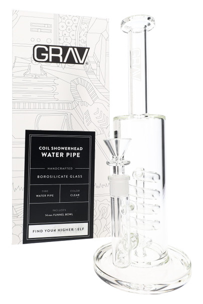 12.5" GRAV Coil Showerhead Water Pipe – WP2914