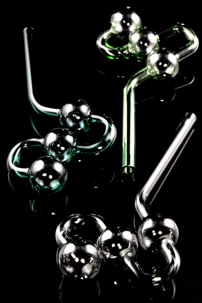 Colored Glass Water Dog Oil Burner Pipe - OIL199