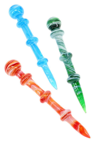 Marble Glass Dab Tool, 5″ Swirl - M0424