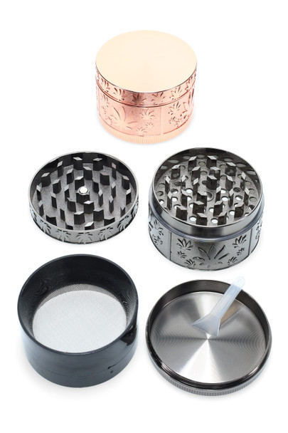 52mm 4 Part Leaf Metal Grinder - G0476