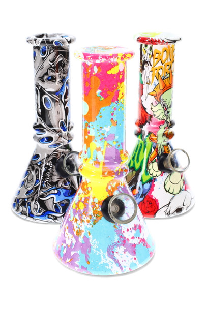 6" Mini Glass Water Pipe - WP3121