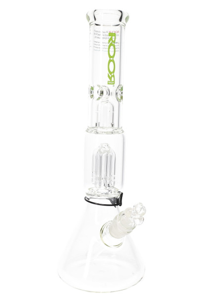 RooR Tech 14" Glass on Glass 5mm Thick Beaker Water Pipe with Tree Perc - WP2495