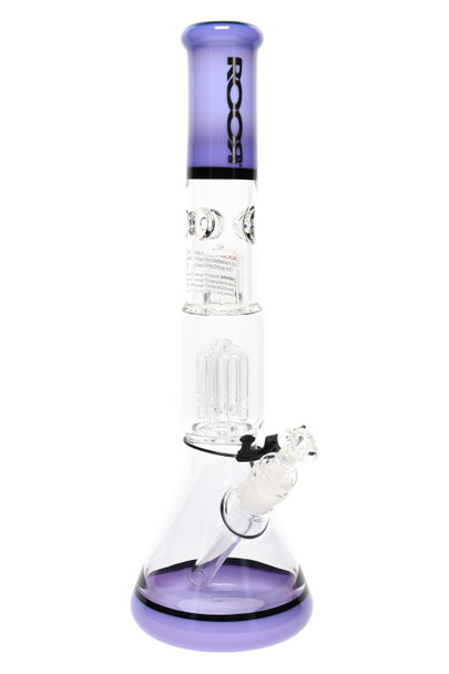 RooR Tech 14" Multicolor GoG Beaker Water Pipe with Tree Perc - WP2930
