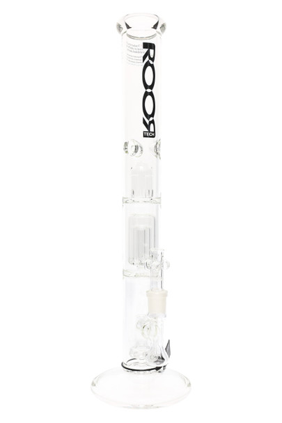 RooR Tech 18" 5mm Thick GoG Straight Shooter Water Pipe with Multi Percs - WP2935