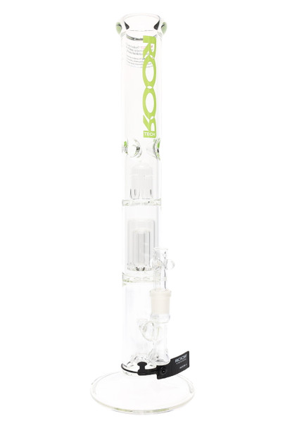 RooR Tech 18" 5mm Thick GoG Straight Shooter Water Pipe with Multi Percs - WP2935