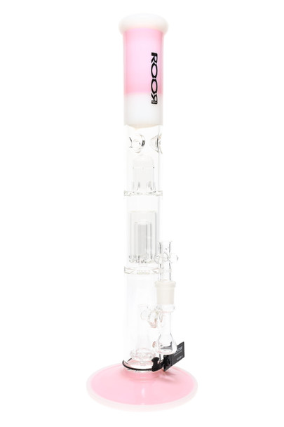 RooR Tech Multicolor GoG 18" Straight Shooter Water Pipe with Multi Percs - WP2936