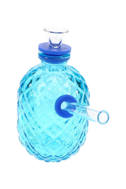 4" Colored Glass Pineapple Water Pipe – WP3194