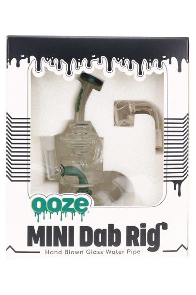 Ooze Undertow Glass Mini Recycler Dab Rig - WP3257
