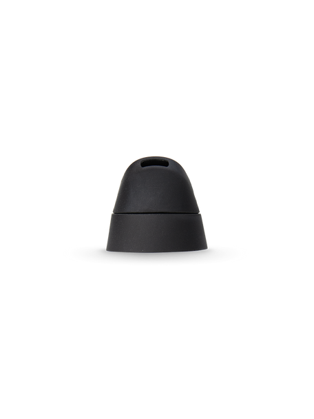 Black Puffco Proxy Core mouthpiece for concentrate accessory resale, front view with compact silicone shape