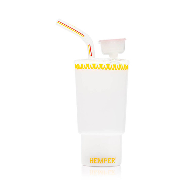 8" Hemper Weedonald's Soda Cup XL Glass Bong – WP3478