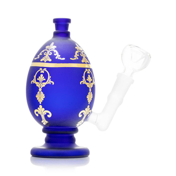 6" Hemper Jeweled Egg Glass Bong – WP3479