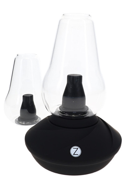 Zenco Duo Onyx desktop vaporizer with two clear glasses, premium retail smoke shop vape gear