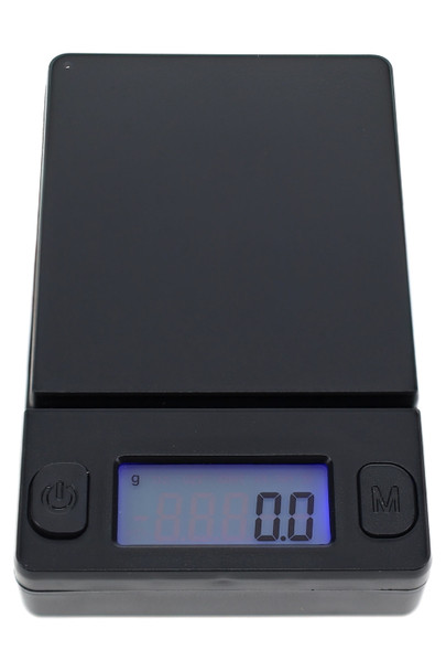 Black Swag 500 g digital pocket scale with blue LCD display for wholesale smoke shop accessories