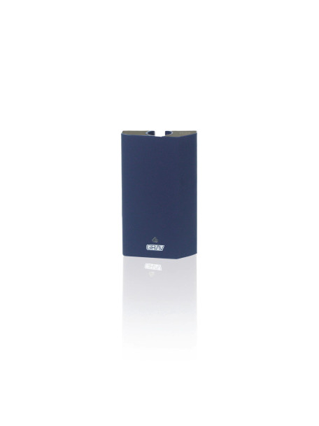 Head-shop supplies GRAV Gem-in-Eye vape pen in Midnight Blue with trapezoid body front view