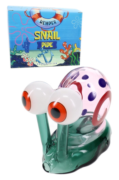 Hemper Snail Glass Hand Pipe – P3293