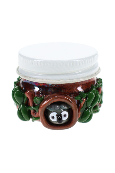 (US Made) 1.5" Empire Glassworks Hootie's Forest Terp Jar – J0282