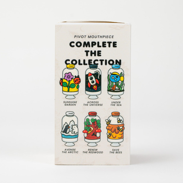 Empire Glassworks Puffco Pivot figurine mouthpiece box for wholesale smoke shop displays with six designs