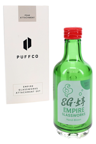 (US Made) Empire Glassworks Soju Bottle Puffco Peak Attachment – V0717
