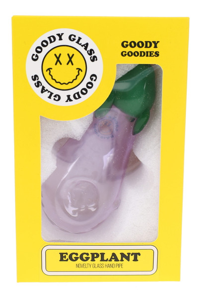 4.5" Goody Glass Eggplant Hand Pipe – P3307