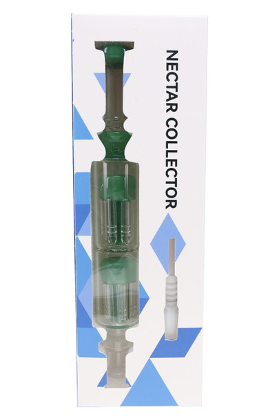 Dab straw kit with ceramic tip and quartz dish for concentrate accessory display cases
