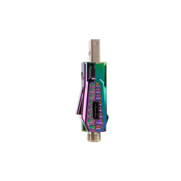 Side view of Rainbow Ooze Bolt USB Charger showing Type-C port placement and compact charger body