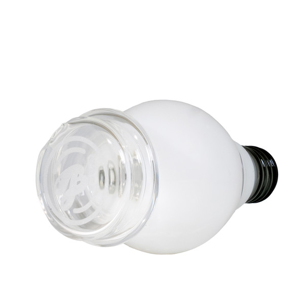 Lightbowlb Peak glass top with a rounded white upper chamber and compact replacement-top format