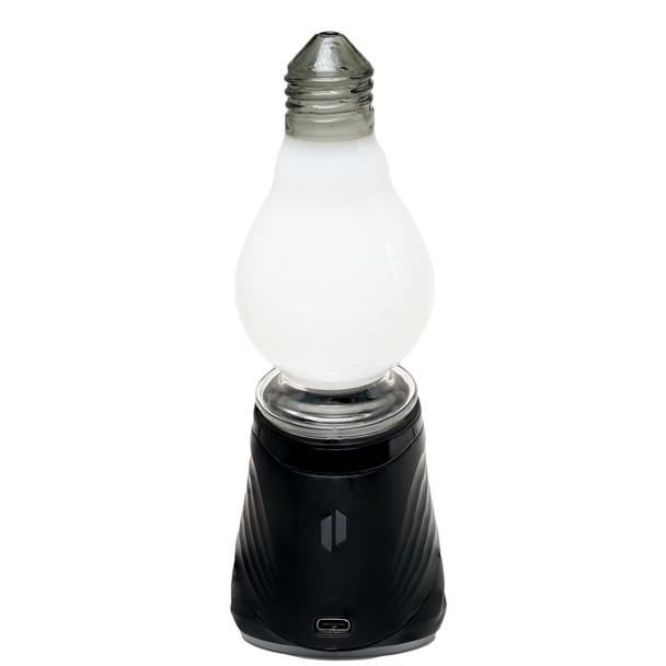 Compact BigFun! Peak glass accessory with a full-color white body and lightbulb-shaped chamber