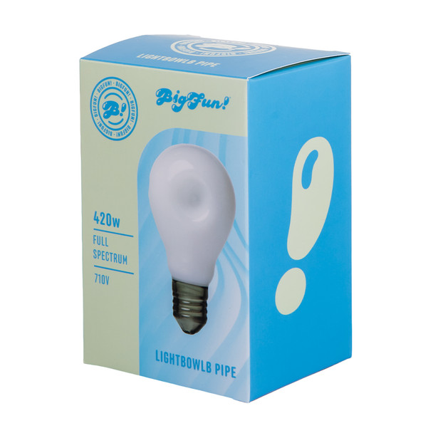 BigFun! LightBowlb novelty hand pipe sized for countertop and glass showcase assortments