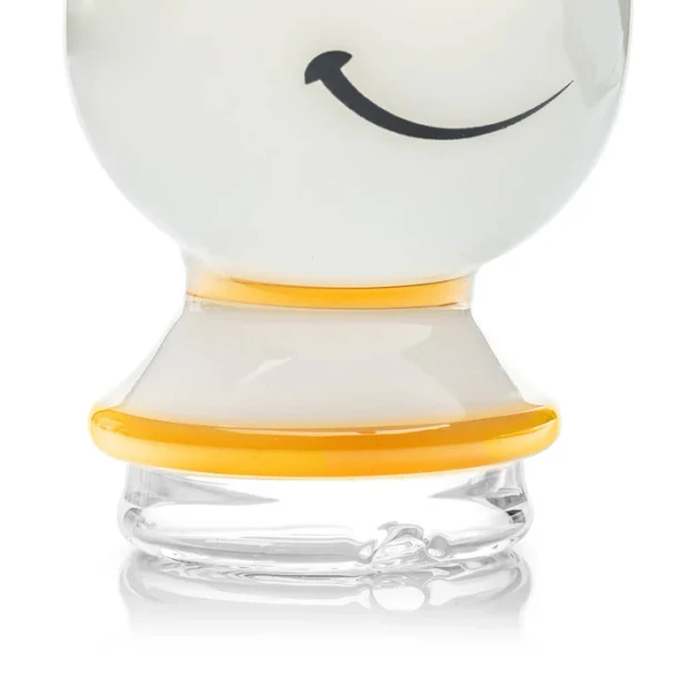 Borosilicate Hemper Tea Cup Peak top presented as a single themed glass attachment