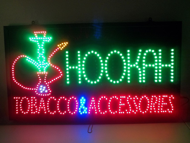 Large Hookah LED Sign