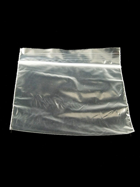 Single 4" × 4" clear plastic baggie, front view for smoke shop packaging and small-item organization