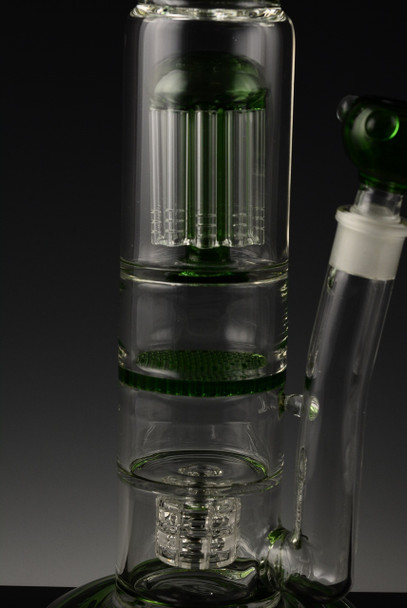 (US Made) Large Stemless GoG Water Pipe with Multi Perc Setup - WP321