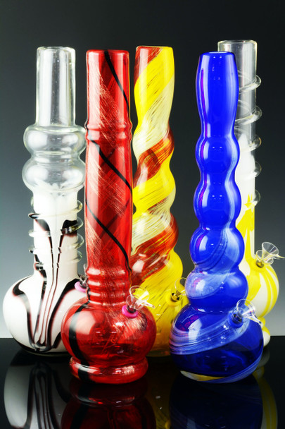 (Mix) Large Soft Glass Water Pipe - WP792