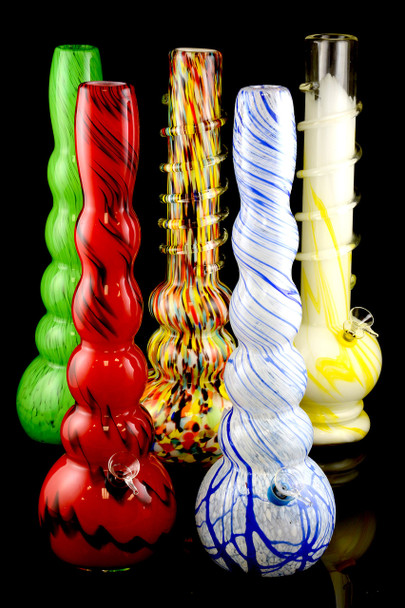 (Mix) Large Soft Glass Water Pipe - WP792